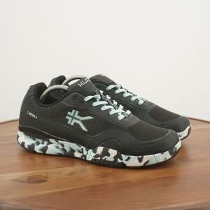Kuru Womens Carrera Running Shoes Size 11 Black Sky Blue Athletic